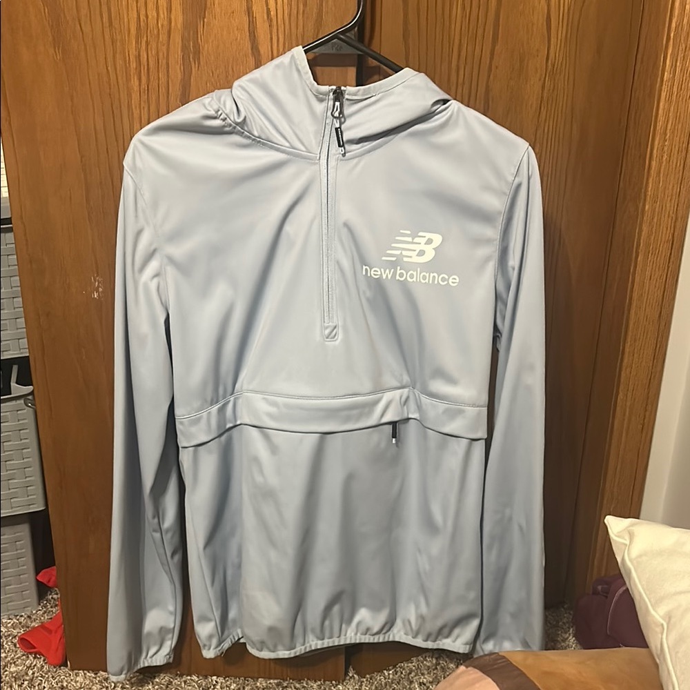 New Balance Light Blue Windbreaker